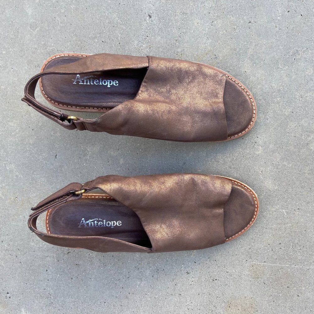 ANTELOPE Bronze Sandals